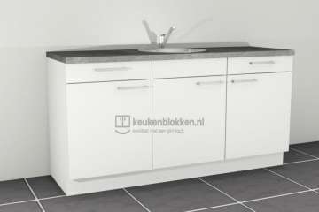 Nieuw keukenblok 1.80m, spoelbak, op voorraad !!